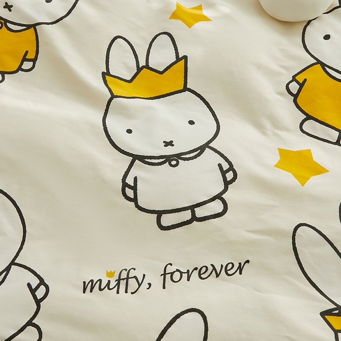 91家纺网 家纺一手货源 找家纺 怡家居  2023新款全棉米菲兔四件套 米菲公主