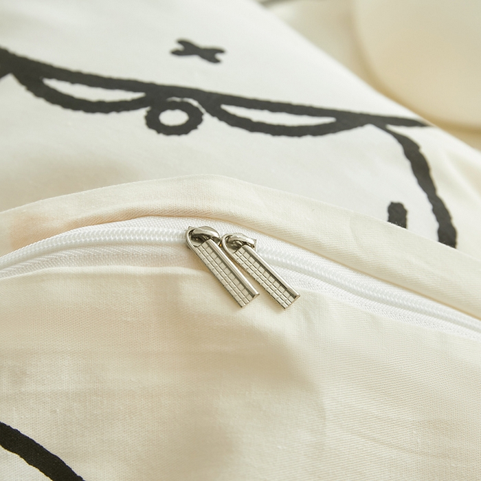 91家纺网 家纺一手货源 找家纺 怡家居  2023新款全棉米菲兔四件套 米菲公主