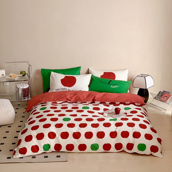 91家纺网 家纺一手货源 找家纺 荣轩 2023新款13372数码印花四件套 富士