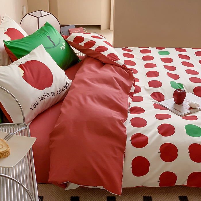 91家纺网 家纺一手货源 找家纺 荣轩 2023新款13372数码印花四件套 富士