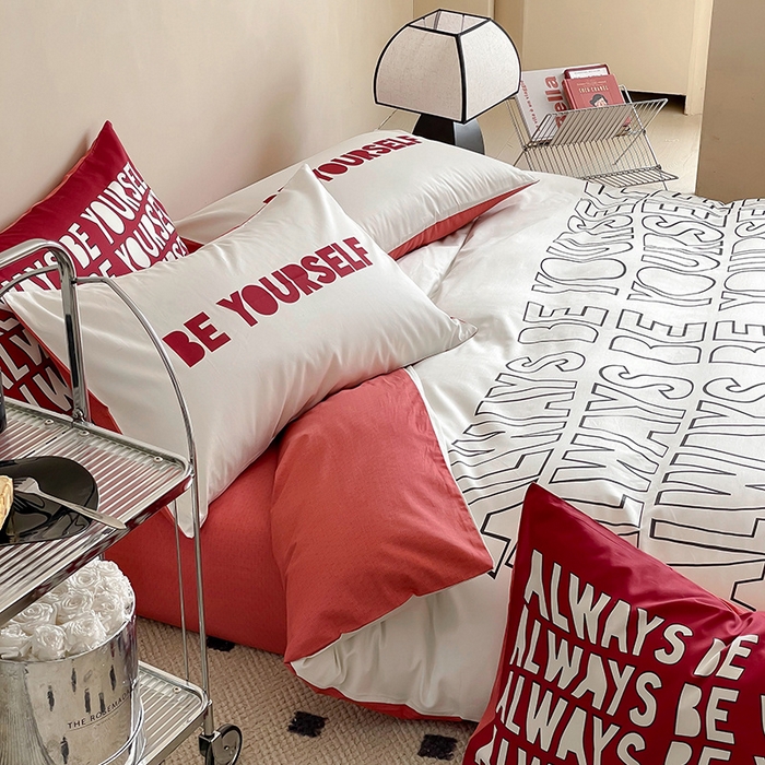 91家纺网 家纺一手货源 找家纺 荣轩 2023新款13372数码印花四件套 小资