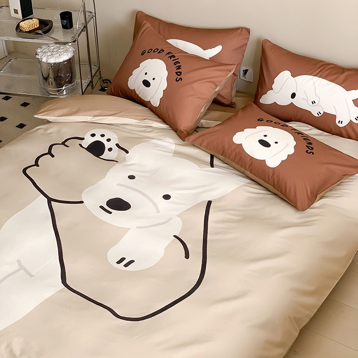 91家纺网 家纺一手货源 找家纺 荣轩 2023新款13372数码印花四件套 泽格