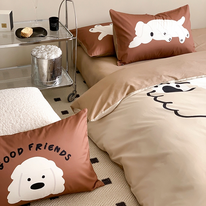 91家纺网 家纺一手货源 找家纺 荣轩 2023新款13372数码印花四件套 泽格