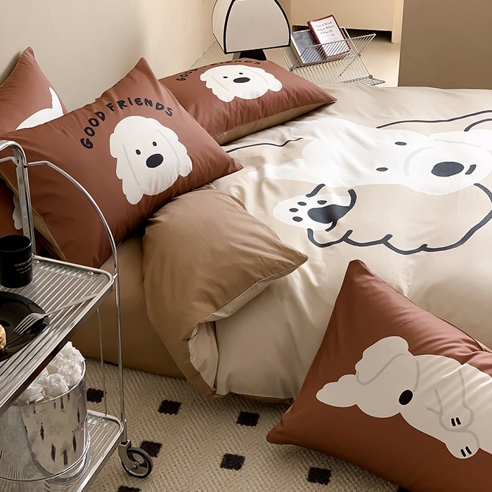 91家纺网 家纺一手货源 找家纺 荣轩 2023新款13372数码印花四件套 泽格