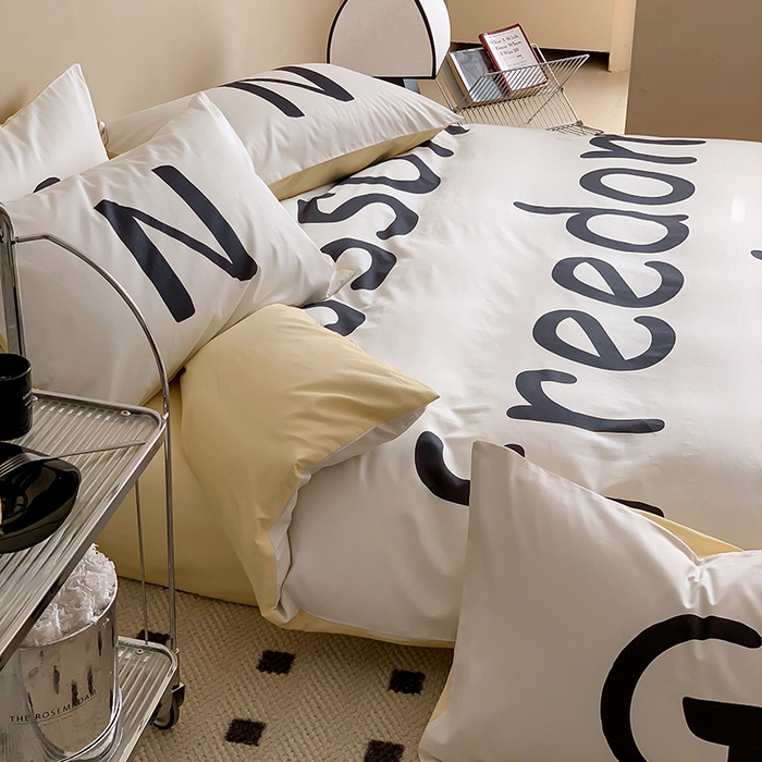 91家纺网 家纺一手货源 找家纺 荣轩 2023新款13372数码印花四件套 醒活