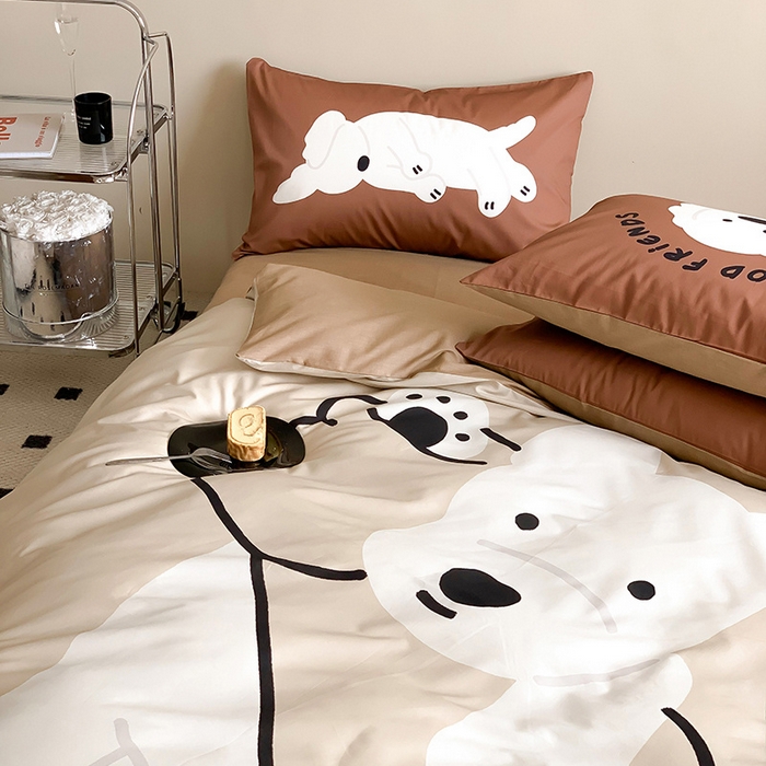 91家纺网 家纺一手货源 找家纺 荣轩 2023新款13372数码印花四件套 泽格