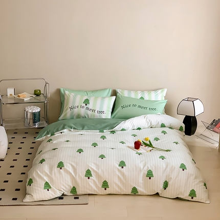 91家纺网 家纺一手货源 找家纺 （总）荣轩 2023新款13372数码印花四件套