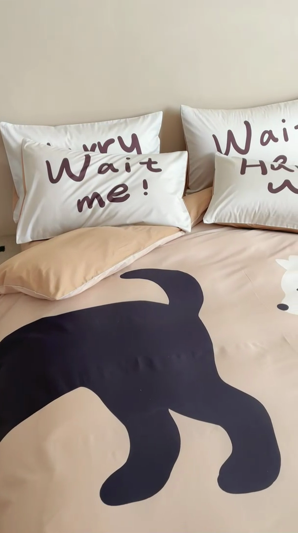 91家纺网 家纺一手货源 找家纺 荣轩 2023新款13372数码印花四件套 西尔