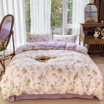 91家纺网 家纺一手货源 找家纺 （总）玖琳家纺 2023新款40s贡缎纯棉13372四件套