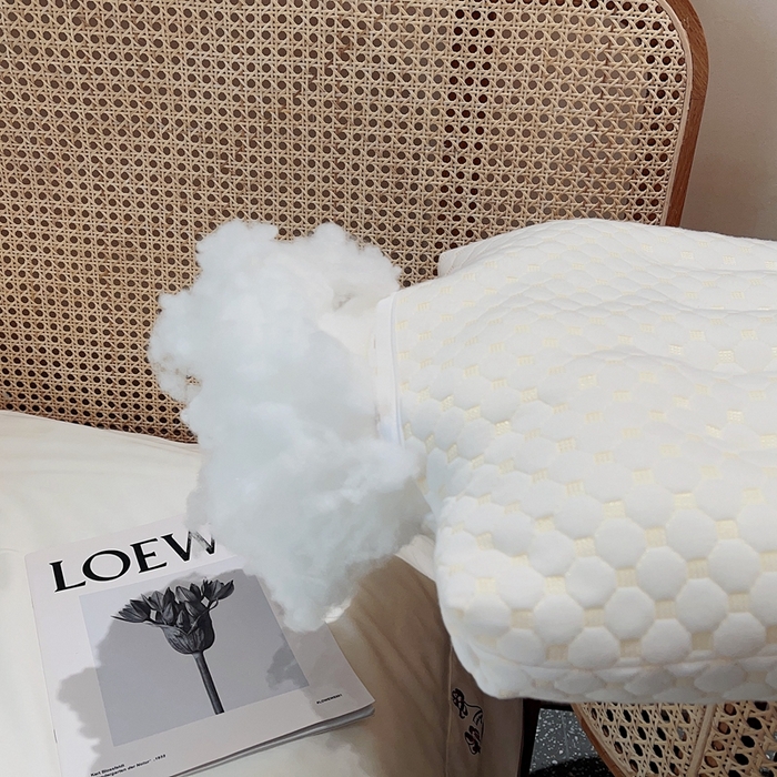 91家纺网 家纺一手货源 找家纺 （总)伟邦2023新款3D泡泡绒水立方低枕