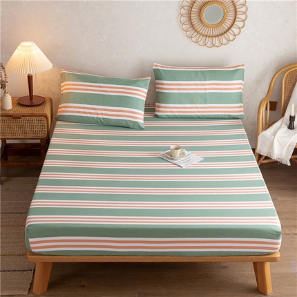 91家纺网 家纺一手货源 找家纺 棉乐町家居2025新款老粗布床笠 北海道