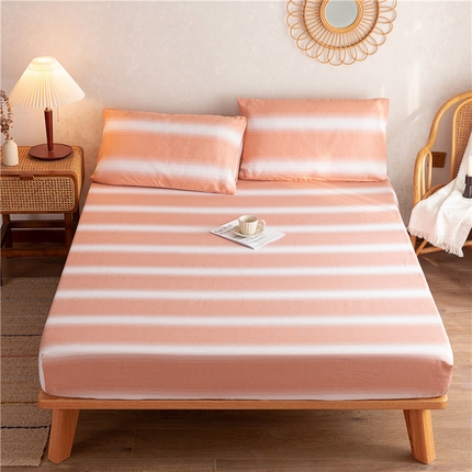 91家纺网 家纺一手货源 找家纺 棉乐町家居2025新款老粗布床笠 西治