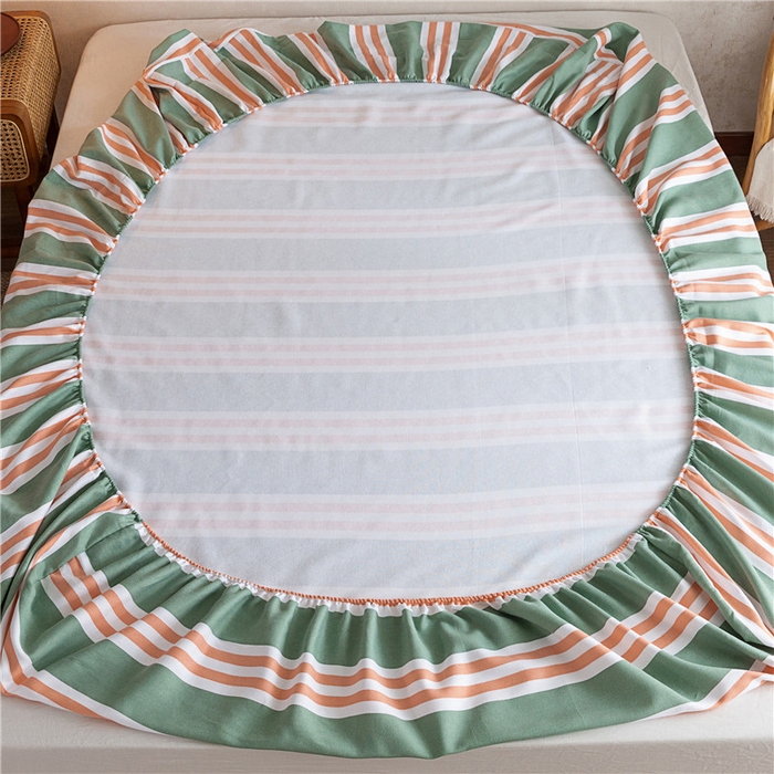 91家纺网 家纺一手货源 找家纺 棉乐町家居2025新款老粗布床笠 北海道