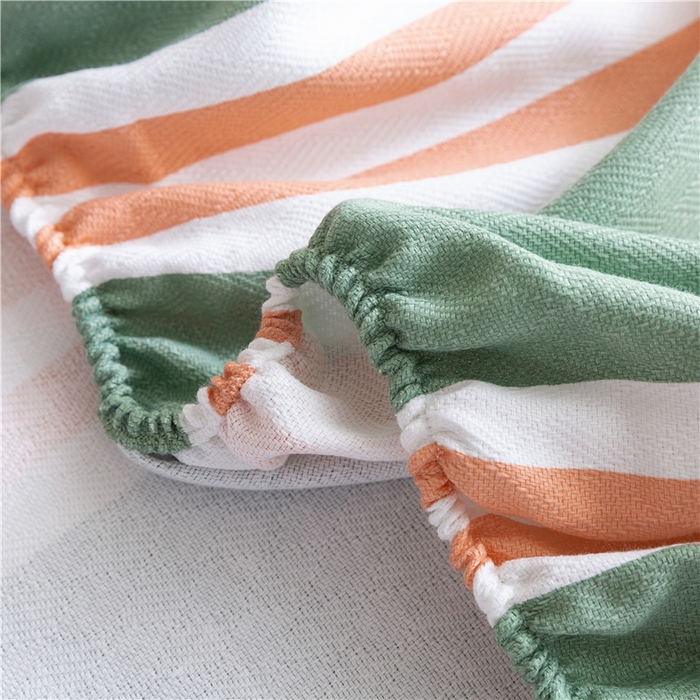 91家纺网 家纺一手货源 找家纺 棉乐町家居2025新款老粗布床笠 北海道