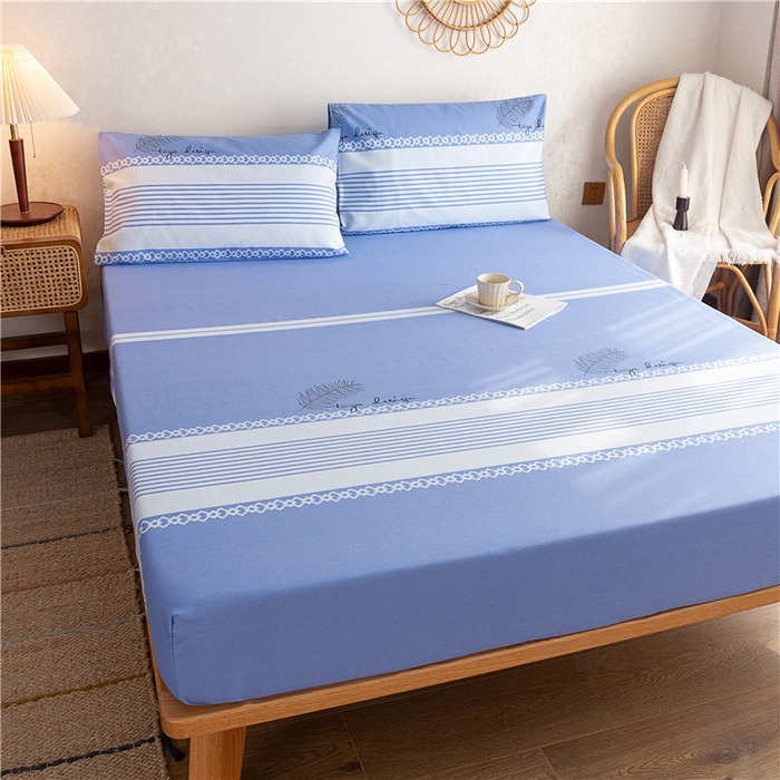 91家纺网 家纺一手货源 找家纺 棉乐町家居2025新款老粗布床笠 本色