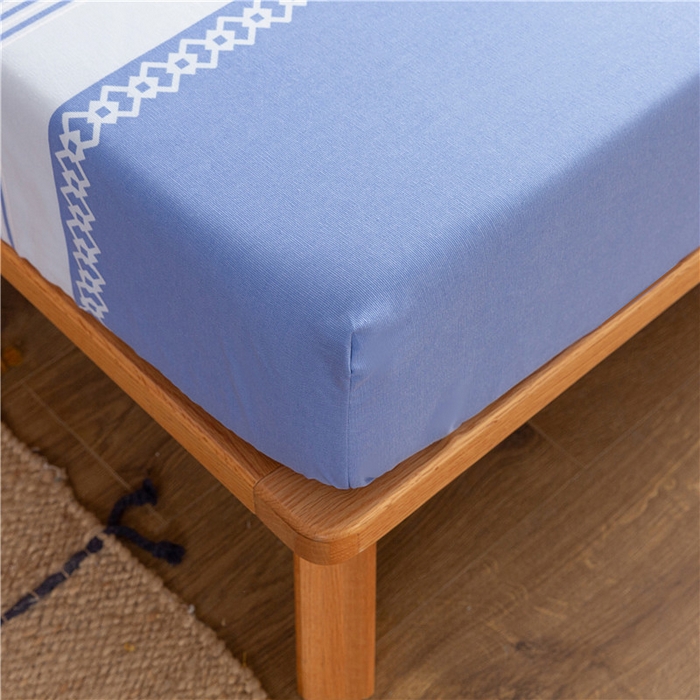 91家纺网 家纺一手货源 找家纺 棉乐町家居2025新款老粗布床笠 本色