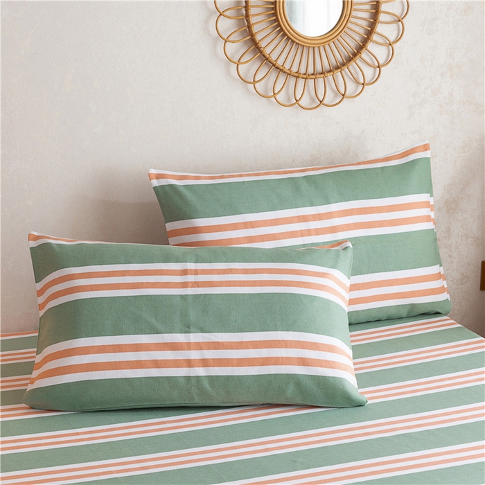 91家纺网 家纺一手货源 找家纺 棉乐町家居2025新款老粗布床笠 北海道