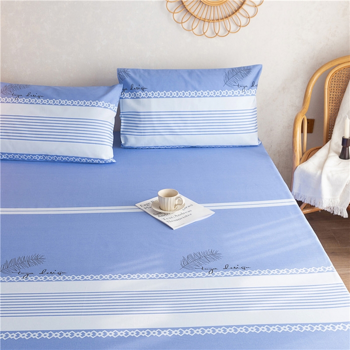 91家纺网 家纺一手货源 找家纺 棉乐町家居2025新款老粗布床笠 本色