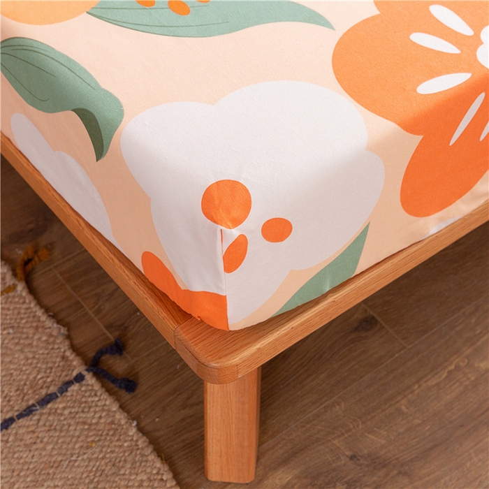 91家纺网 家纺一手货源 找家纺 棉乐町家居2025新款老粗布床笠 彩寻