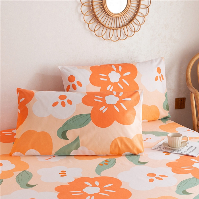 91家纺网 家纺一手货源 找家纺 棉乐町家居2025新款老粗布床笠 彩寻