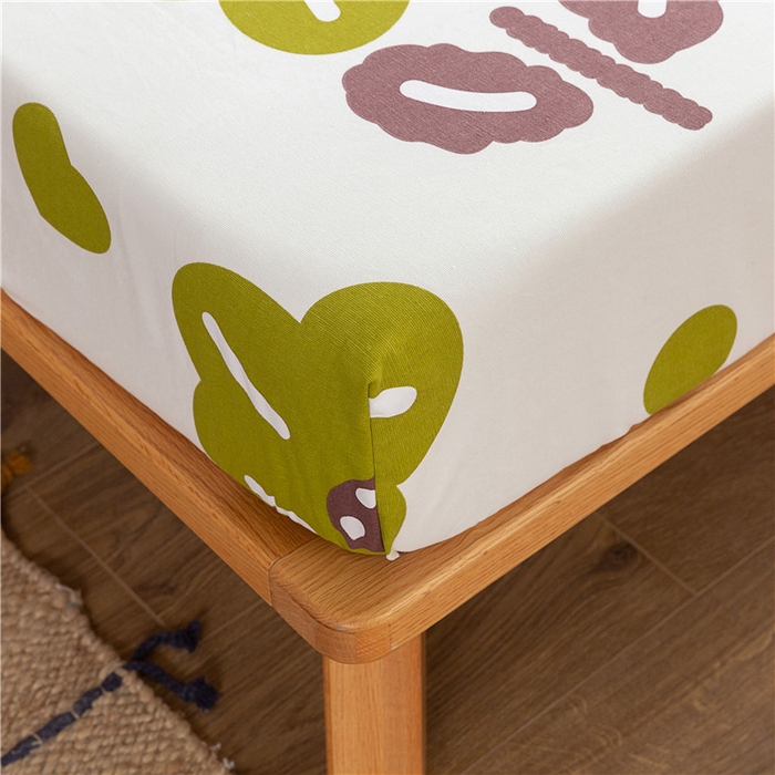 91家纺网 家纺一手货源 找家纺 棉乐町家居2025新款老粗布床笠 初妍