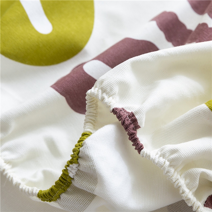 91家纺网 家纺一手货源 找家纺 棉乐町家居2025新款老粗布床笠 初妍