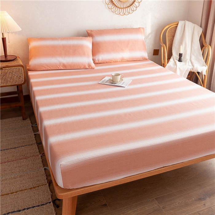 91家纺网 家纺一手货源 找家纺 棉乐町家居2025新款老粗布床笠 西治