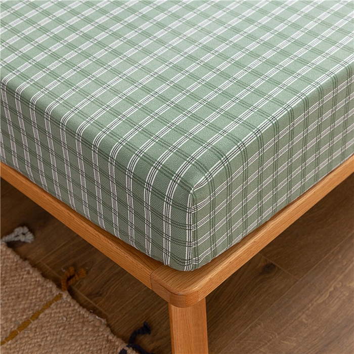 91家纺网 家纺一手货源 找家纺 2025新款首爱家纺全棉老粗布床笠 华丽