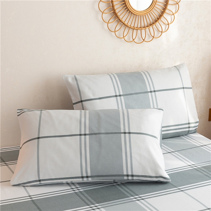 91家纺网 家纺一手货源 找家纺 2025新款首爱家纺全棉老粗布床笠 朴素