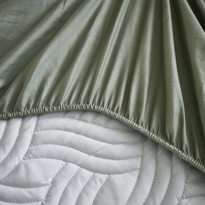 91家纺网 家纺一手货源 找家纺 （总）苏木年华2023新款全棉13372夹棉加厚床笠全棉席梦思保护套