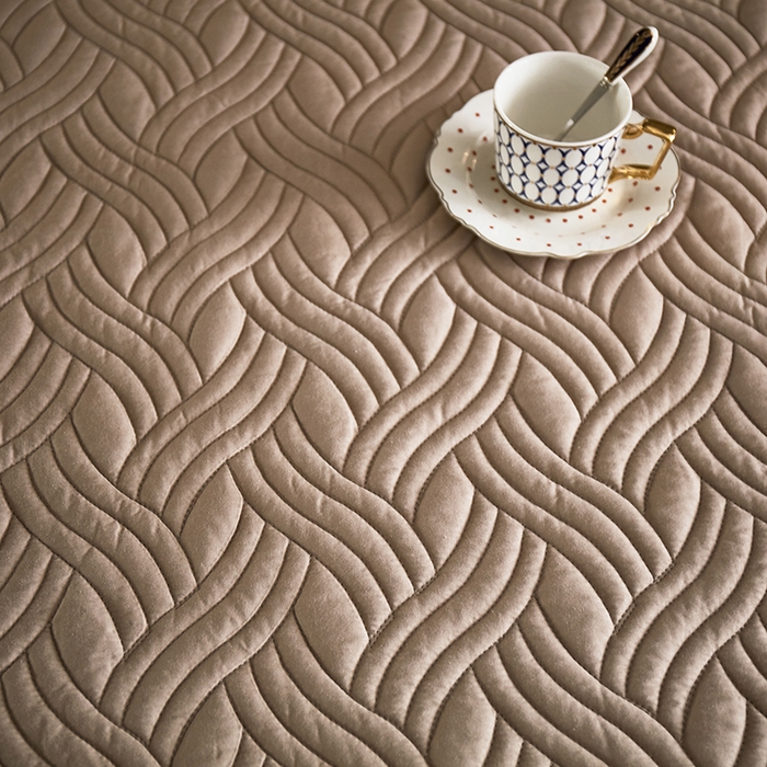 91家纺网 家纺一手货源 找家纺 苏木年华2023新款全棉13372夹棉加厚床笠全棉席梦思保护套 灰色