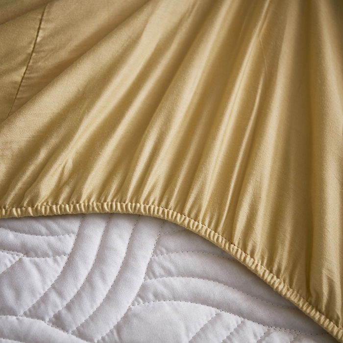 91家纺网 家纺一手货源 找家纺 苏木年华2023新款全棉13372夹棉加厚床笠全棉席梦思保护套 驼色