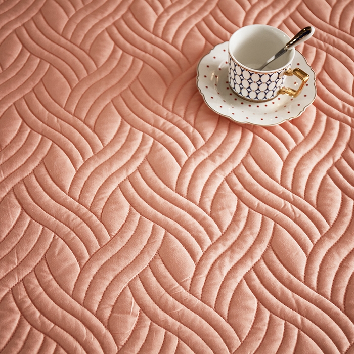 91家纺网 家纺一手货源 找家纺 苏木年华2023新款全棉13372夹棉加厚床笠全棉席梦思保护套 玉色