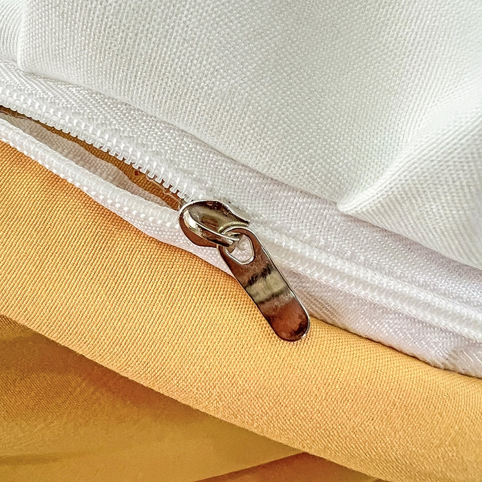 91家纺网 家纺一手货源 找家纺 澳梵 2023新款【怦然心动】系列-水洗棉麻双层纱四件套 嘟嘟熊