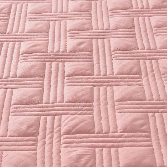 91家纺网 家纺一手货源 找家纺 苏木年华2023新款全棉13372夹棉床笠席梦思保护套 红色