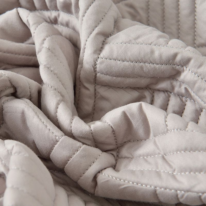 91家纺网 家纺一手货源 找家纺 苏木年华2023新款全棉13372夹棉床笠席梦思保护套 灰色