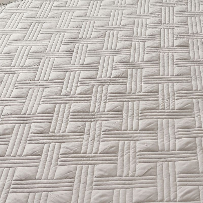 91家纺网 家纺一手货源 找家纺 苏木年华2023新款全棉13372夹棉床笠席梦思保护套 灰色