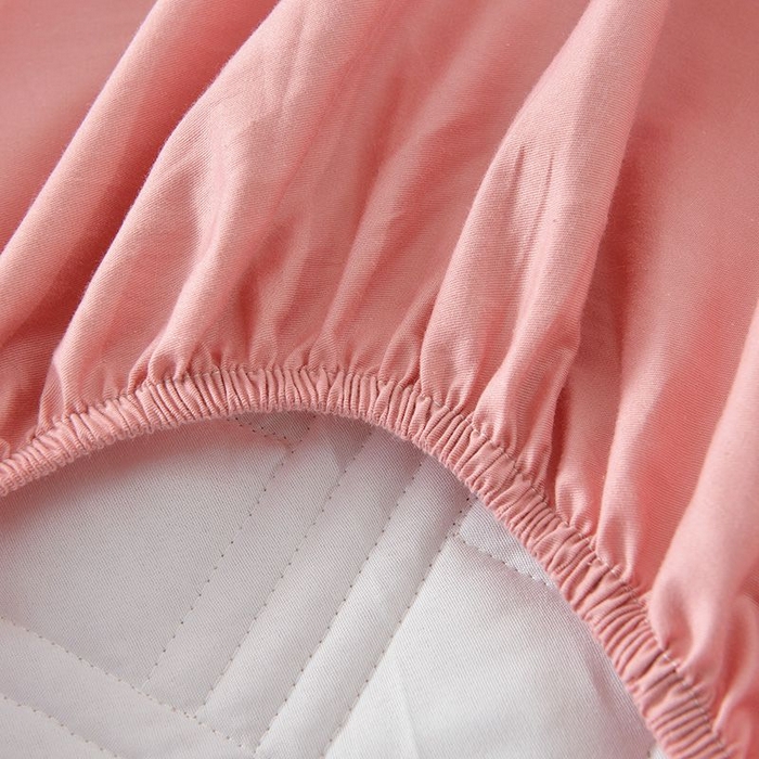 91家纺网 家纺一手货源 找家纺 苏木年华2023新款全棉13372夹棉床笠席梦思保护套 红色