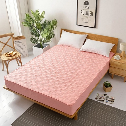 苏木年华2023新款全棉13372夹棉床笠席梦思保护套 玉色