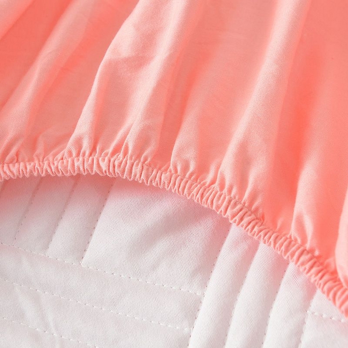 91家纺网 家纺一手货源 找家纺 苏木年华2023新款全棉13372夹棉床笠席梦思保护套 玉色