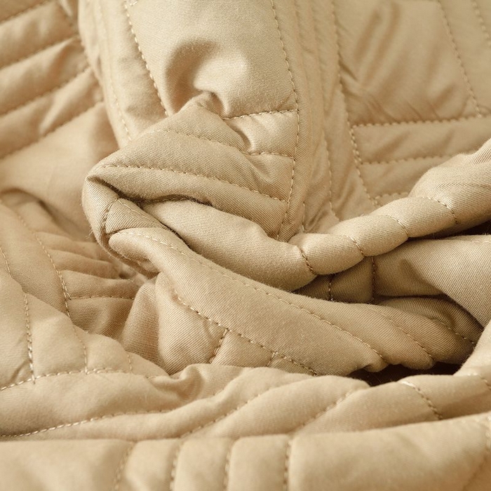 91家纺网 家纺一手货源 找家纺 苏木年华2023新款全棉13372夹棉床笠席梦思保护套 咖色