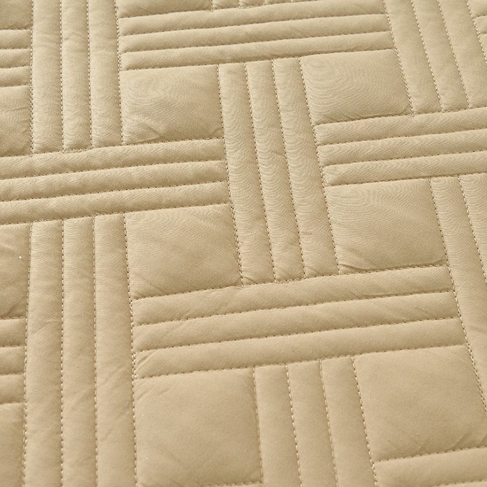 91家纺网 家纺一手货源 找家纺 苏木年华2023新款全棉13372夹棉床笠席梦思保护套 咖色