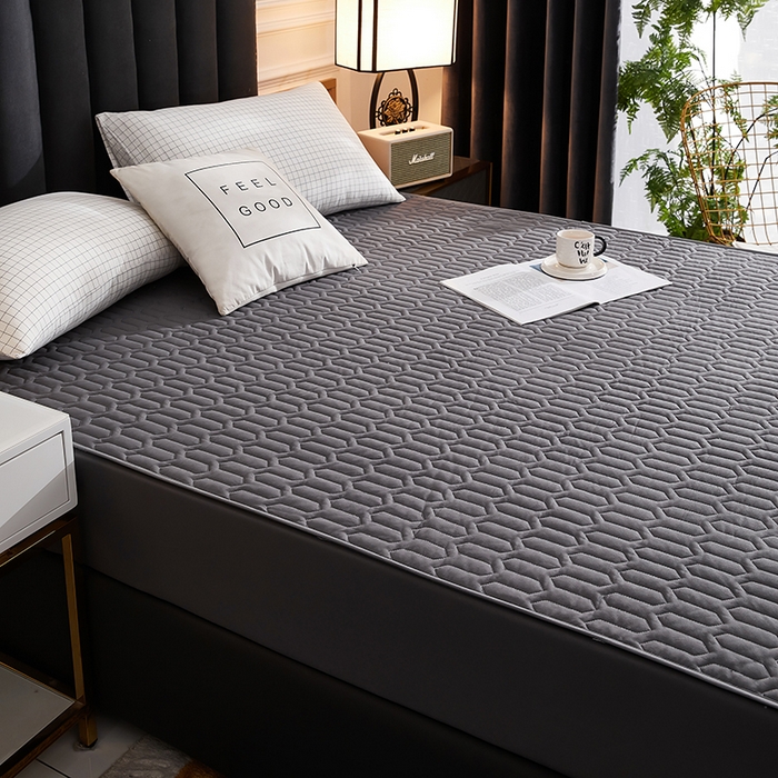 91家纺网 家纺一手货源 找家纺 （总）苏木年华2023新款抗菌加厚防水隔尿夹棉床笠