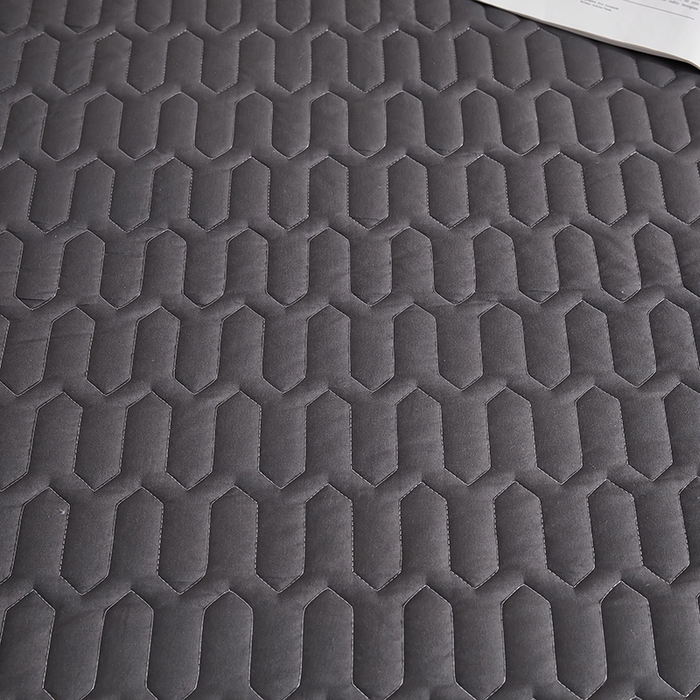 91家纺网 家纺一手货源 找家纺 苏木年华2023新款抗菌加厚防水隔尿夹棉床笠 暗域黑