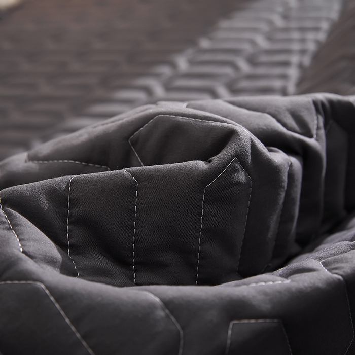 91家纺网 家纺一手货源 找家纺 苏木年华2023新款抗菌加厚防水隔尿夹棉床笠 暗域黑