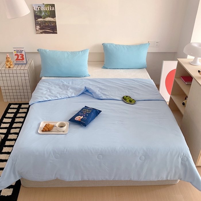 91家纺网 家纺一手货源 找家纺 （总）星期八2023新款水洗棉夏被