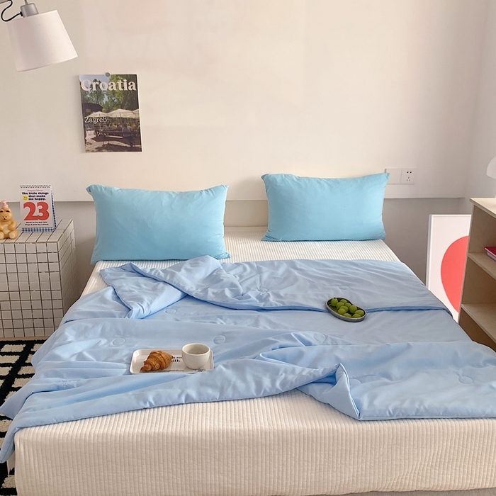 91家纺网 家纺一手货源 找家纺 （总）星期八2023新款水洗棉夏被