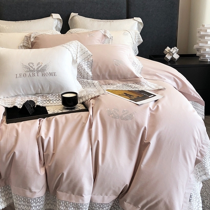 91家纺网 家纺一手货源 找家纺 （总）涞澳 2023新款140支全棉四件套--维多利亚系列