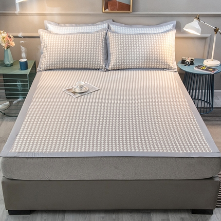 91家纺网 家纺一手货源 找家纺 （总）卡初 2023新款1500D数码印花冰丝席