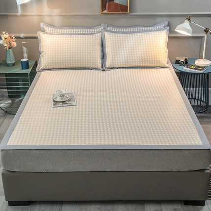 91家纺网 家纺一手货源 找家纺 （总）卡初 2023新款1500D数码印花冰丝席